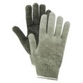 Magid Greyt Shadow Grip G843P Grey Dotted HighDensity Knit CottonPolyester Gloves, 12PK G843CP